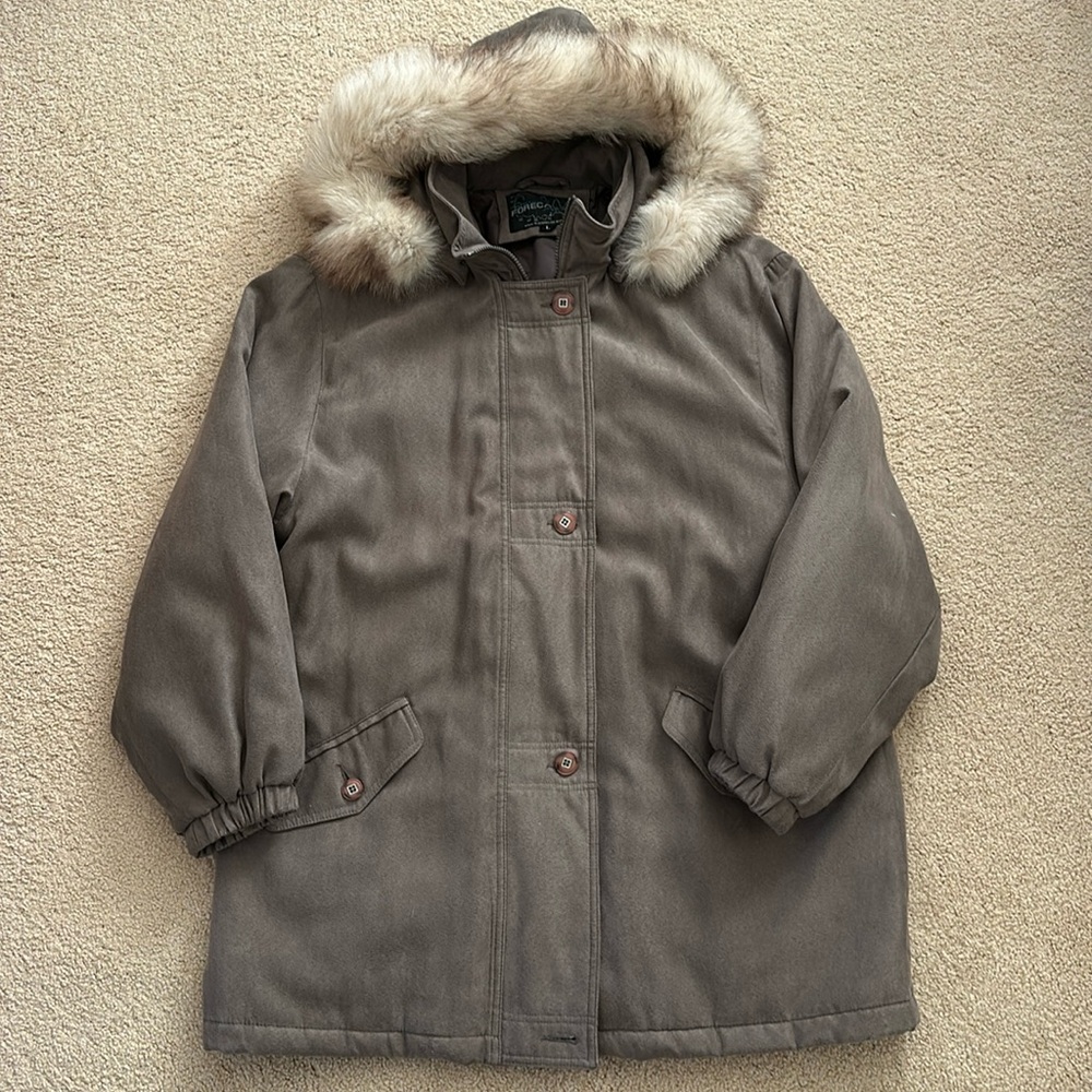 Vintage Suede Parka